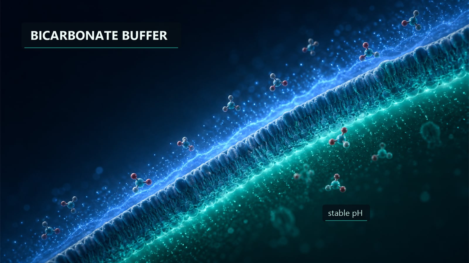 Illustration — the bicarbonate buffering system